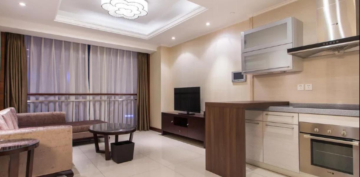 Qingdao Jinshan We+ Holiday Apartment Exterior foto